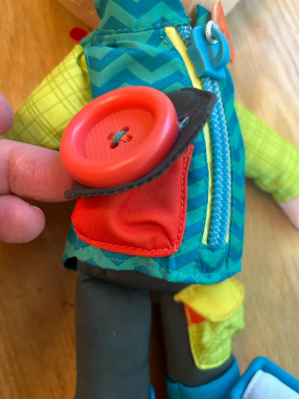 Playskool Dressy Kids Boy Activity Plush 13” Doll - Interactive Learning